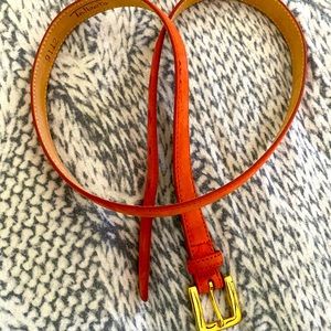 Talbots salmon color belt.